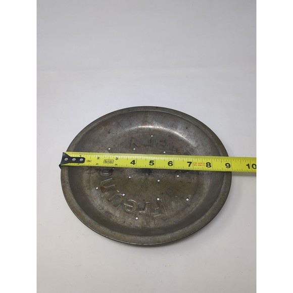 Freund Bakery Tin Metal Pie Pan 9” St Louis Missouri Kitchen Jewish Decor VTG - Picture 8 of 9
